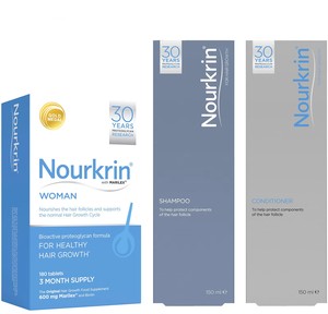 Nourkrin – Casque/Bonnet pour la croissance des cheveux et la prévention de la chute des cheveux chez la femme, avec acide glycolique et squalane – Cure de 3 mois – En vente - Product Image 1