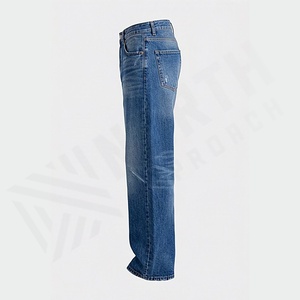Jeans pour hommes de style sportif, nouvelle collection, haute qualité, respirants, motif uni, vêtements personnalisables, streetwear - Product Image 3