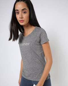 Camiseta de algodón para mujer 2025 moda Casual Camiseta básica tela suave logotipo personalizado alta calidad cómodo venta al por mayor oferta barata - Product Image 2