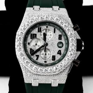2025 High Selling New Design Full Diamond <b>Watch</b> VVS Moissanite Diamond <b>Watch</b> From Wholesale Manufacturing in India - Product Image 1