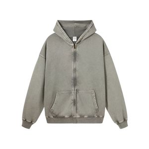 Meilleur design, vente en gros, sweat à capuche décontracté 100% coton pour hommes, dernière arrivée, sweats à capuche surdimensionnés délavés à l'acide pour hommes et femmes - Product Image 6