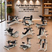 Equipo de Gimnasio con Placas de Pesas Rojas Directo de Fábrica SK, Juego Completo OEM ODM, Máquinas de Fuerza Comerciales para Compradores de Proyectos de Gimnasios, Venta al Por Mayor