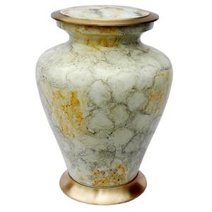 Urna de cremación de metal, diseño elegante, urna texturizada de mármol azul, ataúd de almacenamiento conmemorativo funerario, urna de cenizas para adultos de venta superior - Product Image 6