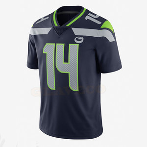 Nouvelle arrivée Maillot de football américain unisexe 100% polyester Maillot de sport respirant avec grande taille pour adultes et jeunes Prix bon marché - Product Image 1