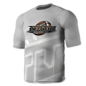 Vente en gros de maillots de basket-ball tendance à manches courtes pour les fans adultes design de broderie en maille respirante vêtements de football américain - Product Image 1