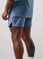 Shorts de sport pour hommes de 6 pouces avec poche zippée, respirant, pour la course à pied, avec doublure en maille intérieure, taille élastique pour l'entraînement physique