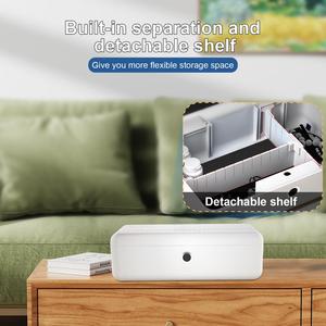 Многофункциональный настольный органайзер, портативный сейф для денег, часов, ювелирных изделий с биометрическим замком и сканером отпечатков пальцев - Product Image 3