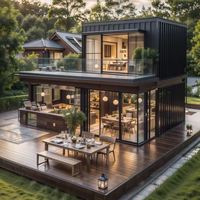 Maison conteneur mobile portable détachable sur mesure, caravane, fournisseur de douches, fabricant, luxe modulaire