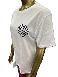 Señoras algodón blanco Camiseta Ropa Calidad Aduanas digital impreso multicolor pecho impreso camisetas fabricante de prendas de vestir - Product Image 5