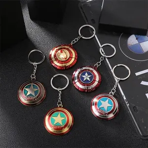 Customization 3D metal Keyring shield and mask Multi function metal keychain gift for friend