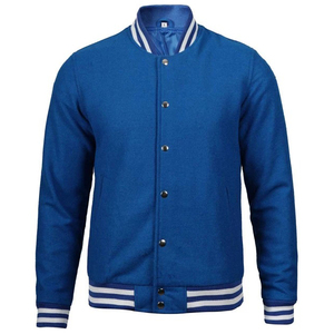 Chaquetas universitarias de alta calidad para hombre, abrigo de béisbol universitario con mangas de cuero en el pecho de lana de invierno, 100% algodón para deportes de invierno - Product Image 2