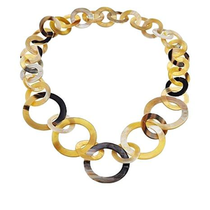 Collar de Cuerno de Búfalo Hecho a Mano Ecológico y de Venta Caliente, Joyería Moderna y Elegante para Mujer a Precios de Mayoreo, Artesanía Saniya - Product Image 3