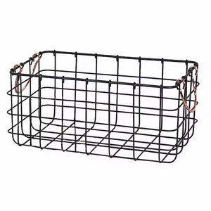 Luxury Modern Metal <b>Wire</b> <b>Storage</b> <b>Basket</b> Durable Organizer <b>for</b> Home Kitchen Pantry Dining Room Stylish Household - Product Image 2