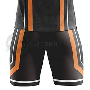 Conjunto de Entrenamiento de Fútbol para Adultos, Embalaje Personalizado, Camisetas con Estampado por Transferencia de Calor, Secado Rápido, 100% Poliéster, Nombre del Equipo Personalizado, Cuello en V - Product Image 6