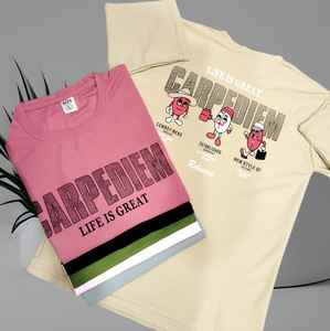 T-shirt tendance pour homme, coupe classique, imprimé, écologique, moderne, quotidien, en provenance d'Inde - Product Image 3