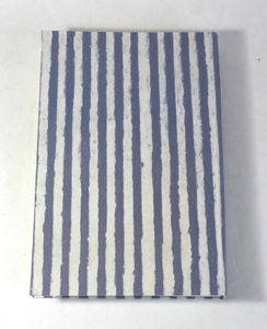 Batik Paper Pattern With Blue Stripes Notebook A5 Recycled Handmade Cotton Paper Notebooks For <b>Office</b> And Stationery <b>Supplies</b> - Product Image 4