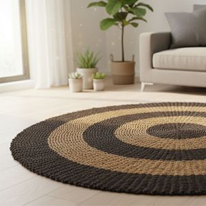 Tapis NAIRA en herbe de mer artisanal - Product Image 4