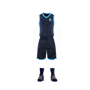 Kit d'uniforme de basket-ball de qualité supérieure Kit d'uniforme de basket-ball surdimensionné Kit d'uniforme de basket-ball en matériau Durable - Product Image 4