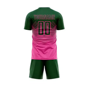 Uniforme de fútbol personalizado de calidad Premkum, superventas, ropa deportiva de poliéster 100% con secado rápido y nombre del equipo - Product Image 3