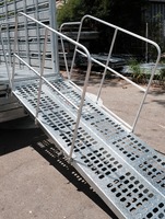 Remorque plate hydraulique 12×7 pour bétail / animaux d'élevage à vendre / Remorque pour porcs/vaches/bovins/ovins