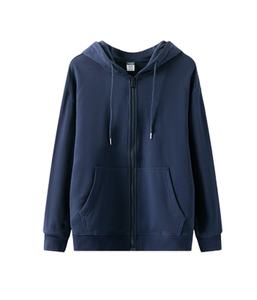 Sweat-shirt à capuche unisexe à fermeture éclair surdimensionnée pour hommes 100% coton Sweat-shirt à double capuche avec col montant pour l'hiver ODM - Product Image 6