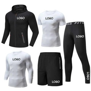 Vêtements de sport sans couture de haute qualité pour femmes grandes tailles, pantalons de jogging, t-shirt, sweat à capuche zippé, service OEM - Product Image 4