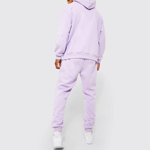 Conjunto Deportivo de Invierno para Hombre, con Capucha, 100% Algodón, Nuevo, Color Sólido, Ropa Casual - Product Image 6