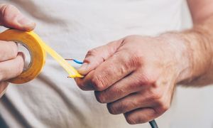 Gran oferta, cinta aislante de PVC azul de alta calidad de 17 metros, cinta adhesiva eléctrica ignífuga para aplicaciones de alto voltaje - Product Image 6