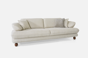 Canapé sectionnel convertible minimaliste italien DOSIN, trois places, revêtement en tissu, mobilier moderne pour chambre à coucher - Product Image 6
