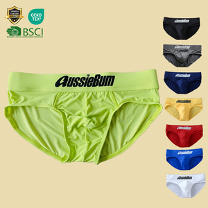 Factory Price Custom Logo Ice Silk Seamless Low Rise U Pouch Slip Hombre Calzoncillos Hombre Sexy <strong>Gay</strong> Man Mens Briefs - Product Image 1