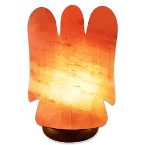 Anwar Natural Rock Salt ANGEL Lamp Pink Pakistani Maker Artesanías naturales hechas a mano - Product Image 3