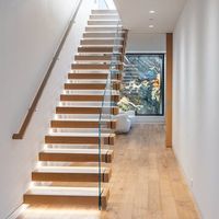 Escaliers flottants ouverts CBMMart | Design minimaliste d'escalier pour loft, duplex ou espaces commerciaux