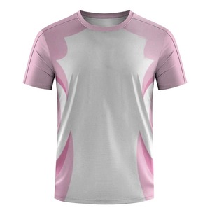 Camisetas de verano frescas de secado rápido para hombre, para correr al aire libre, cuello redondo, holgadas, finas, Premium, de talla grande, de manga corta - Product Image 1