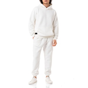 Conjunto Deportivo de Invierno para Hombre, con Capucha, 2 Piezas, Manga Larga, Color Sólido, Informal, para Entrenamiento Deportivo al Aire Libre, Nueva Llegada - Product Image 1