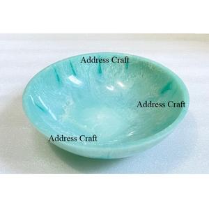 Bol de service en résine de qualité supérieure, logo personnalisé, bol à salade, outils de service, décoration de mariage, assiettes, vaisselle, bols à fruits - Product Image 1