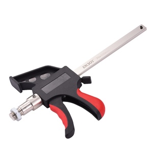 19mm 구멍 A3 강철 및 <span class=keywords><strong>PVC</strong></span> 커버 메트릭 홀드 다운 퀵 릴리즈 목공용 테이블 클램프 - Product Image 1