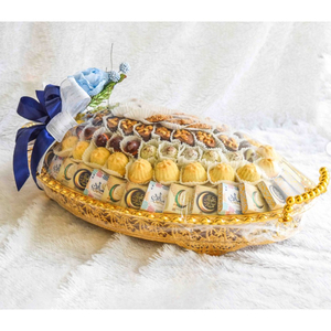 ถาดช็อคโกแลตตกแต่งบ้านดีไซน์คลาสสิกถาดโลหะสีทองตกแต่งวินเทจเหมาะสำหรับโอกาสพิเศษและเป็นของขวัญ - Product Image 3