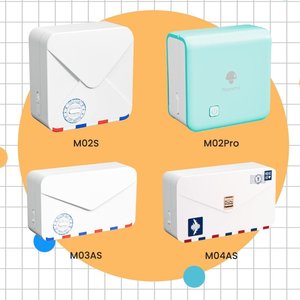 Autre Catégorie Phomemo 15mm noir sur M02Pro/M02S/M04AS/P2S Lot de 6 rouleaux d'autocollants en papier blanc - Product Image 3