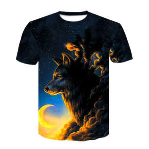 Camisetas de Verano de Alta Calidad, de Poliéster, con Estampado 3D de Animales, Sublimación Completa, Camisetas Deportivas de Secado Rápido para Hombre - Product Image 5
