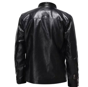 Fashionable High Quality Breathable Quick Dry Windproof 2023 New Design Motorbike Leather Jackets Factory Direct Sales Men's - Product Image 4