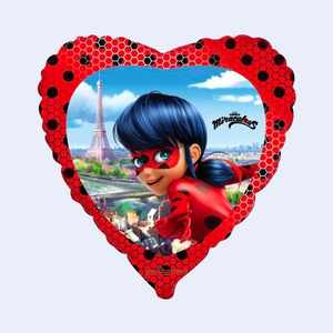 Ballon en aluminium Miraculous Ladybug 45 cm, décoration de fête, lot de 2 - Product Image 3