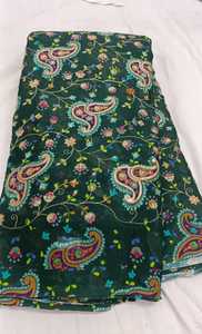 ชุดเดรส lehenga ทำจากผ้าพิมพ์ลายตำแหน่งจินน่อนบริสุทธิ์ - Product Image 3