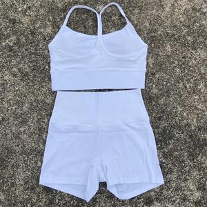 Trajes de gimnasio transpirables de cintura alta para mujer, conjuntos de Yoga sin costuras para levantamiento de cadera, deportes, Fitness, patrón sólido, entrenamiento para correr, ecológico - Product Image 5