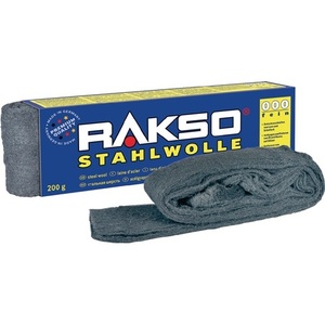 เหล็กขัดละเอียดพิเศษ เบอร์ 000 น้ำหนัก 200 กรัม โดย RAKSO-Premium Abrasive เพื่อการขัดเรียบเนียน - Product Image 1