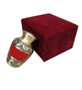 Urnas pequeñas para cenizas humanas, urna para cenizas humanas, mujer adulta, funeral de mamá y papá para pequeños recuerdos, viene con estuche rojo nube - Product Image 1