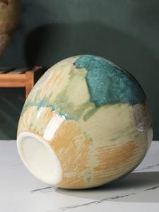 Magnifiques vases à fleurs en porcelaine multicolores transformant les arrangements floraux simples en œuvres visuelles durables - Product Image 4