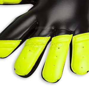 Gants de gardien de but professionnels à vente chaude, respirants, à doigts entiers, séchage rapide, avec design en cuir et taille ajustable - Product Image 4
