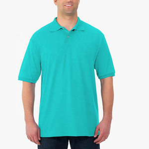 Hombres pique 220 gramos más tamaños logotipo personalizado algodón poliéster Polos transpirables de talla grande para hombres Polos - Product Image 1