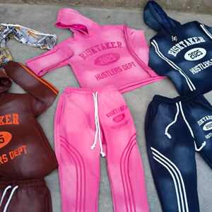 Conjuntos de Ropa Deportiva de Invierno para Hombre, Sudadera con Capucha y Pantalones Deportivos de Felpa de Secado Rápido, Personalizados, con Estampado en Serigrafía de 360 GSM - Product Image 6