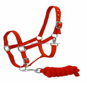 Custom Sizes and Designs Double Ply Nylon Horse <b>Halter</b> in Many Colors Light Weight All Sizes Adjustable Nylon Horse <b>Halter</b> - Product Image 5